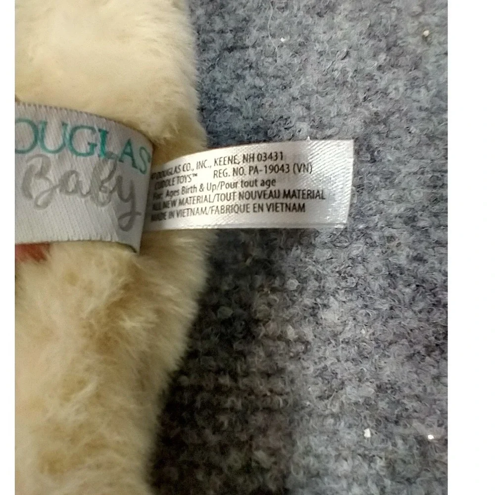 Douglas Baby Cuddle Toy Puppy Dog Kid Lovey Tan Star Moon Plush Snuggler 1452